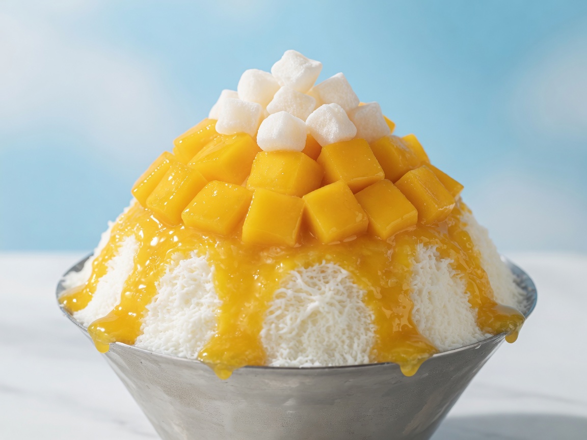 Sweet Snow mango milk bingsoo